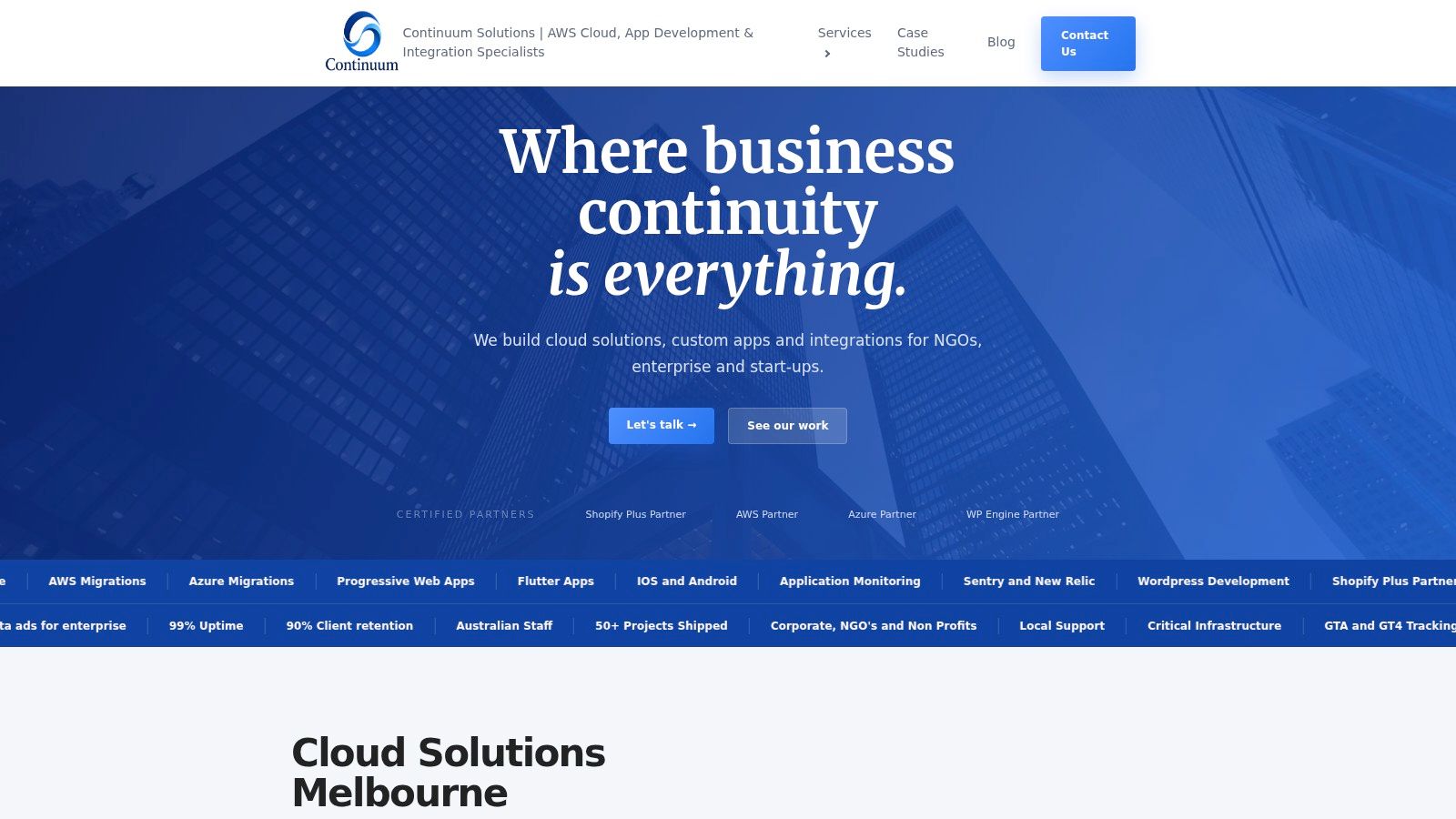 Screenshot from https://continuumsolutions.com.au