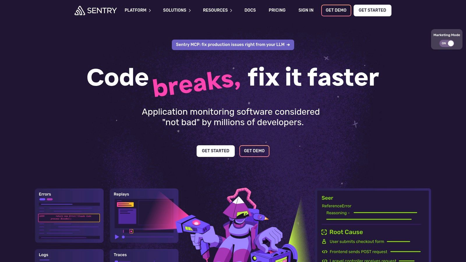 Sentry Performance Monitoring